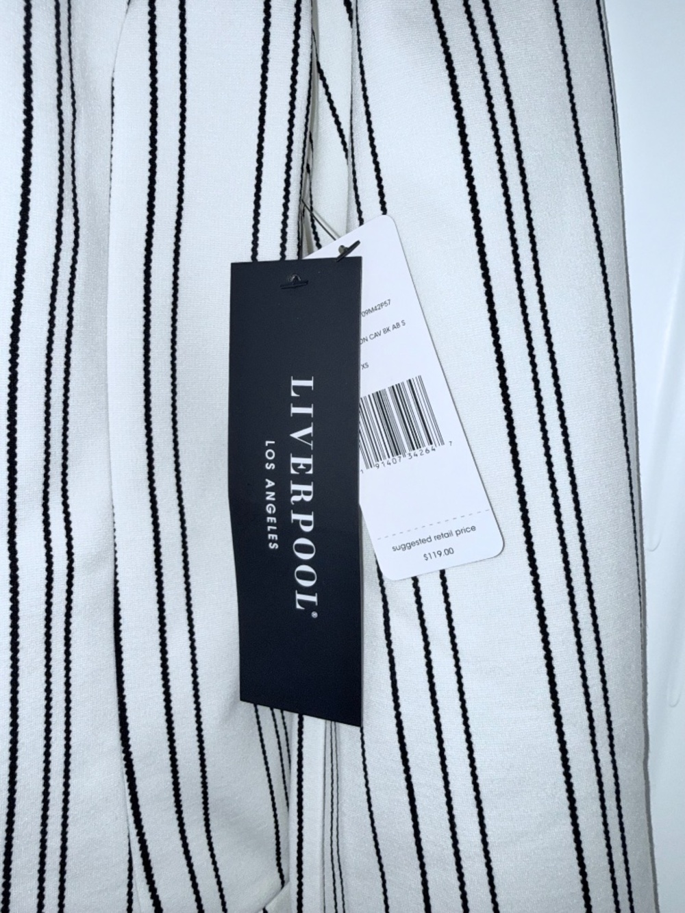 NWT Liverpool Los Angeles Pinstripe Blazer in XS - Picture 6 of 7